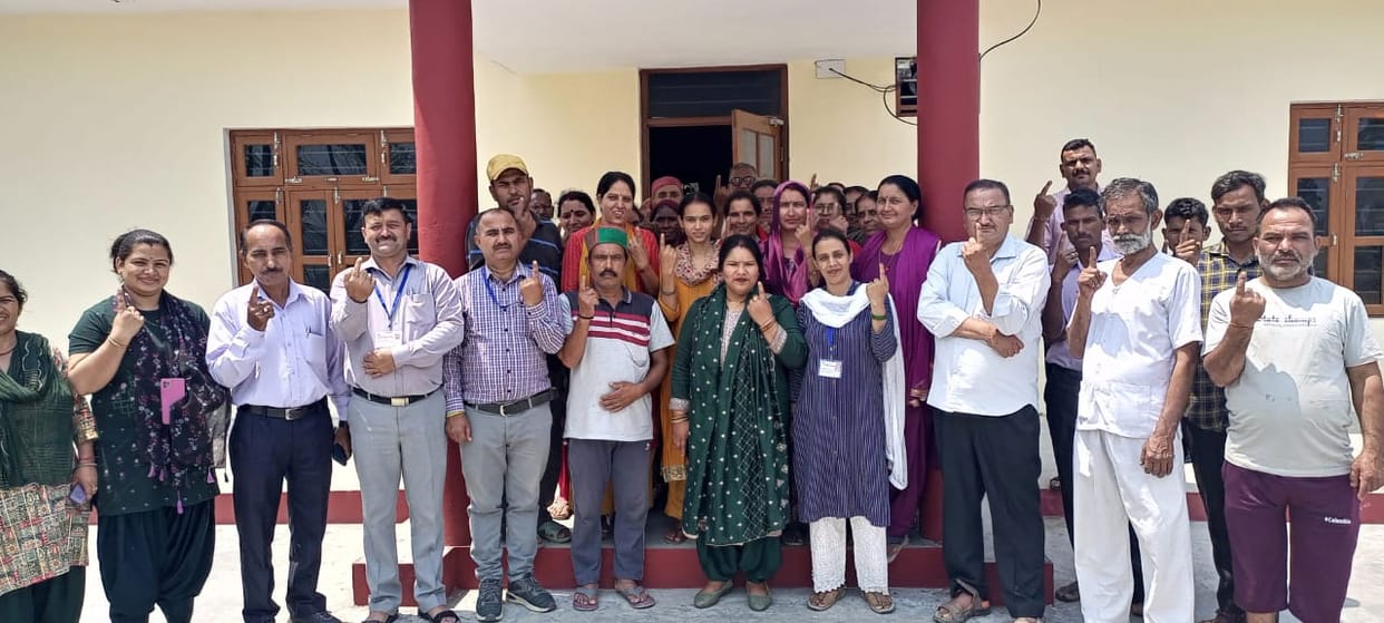 matdata jagrukta programme on khodri majri panchyat