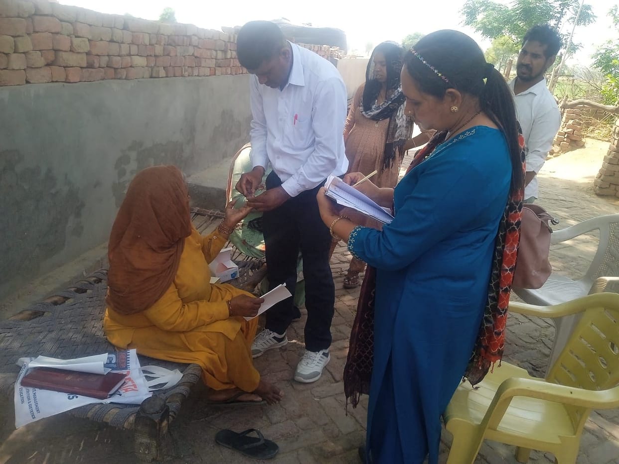 Larvae found at four places in fever mass survey