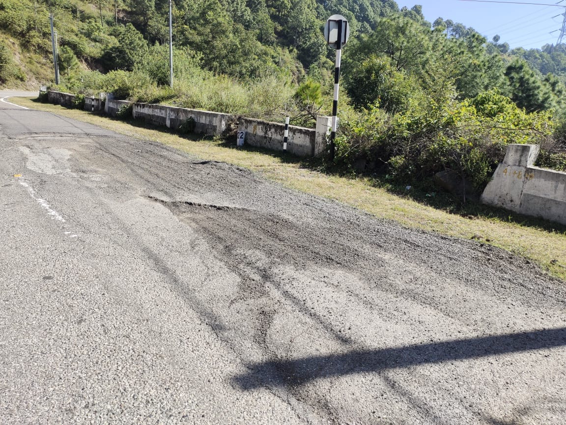 Kumarhatti-Sarahan-Nahan National Highway-907, road problem