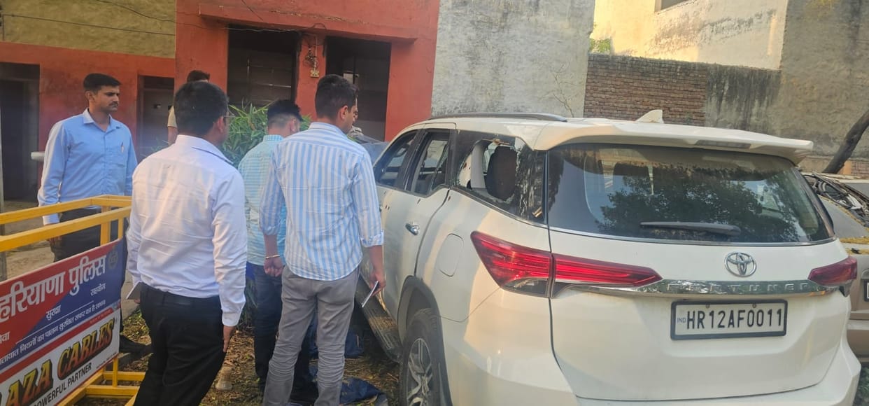 CBI inspected Nafe Singh Rathi's car parked in the police station in bahadurgarh