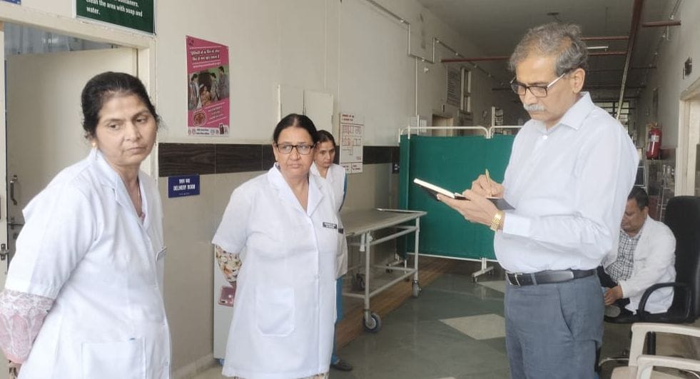 Two employees found without uniform during inspection, orders to deduct salary