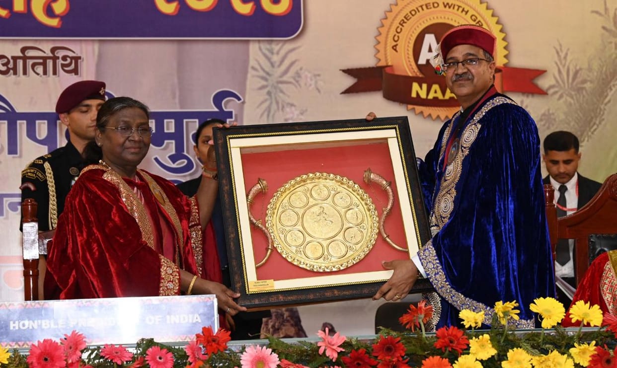University A  grade...and medals given by the President in a rented building