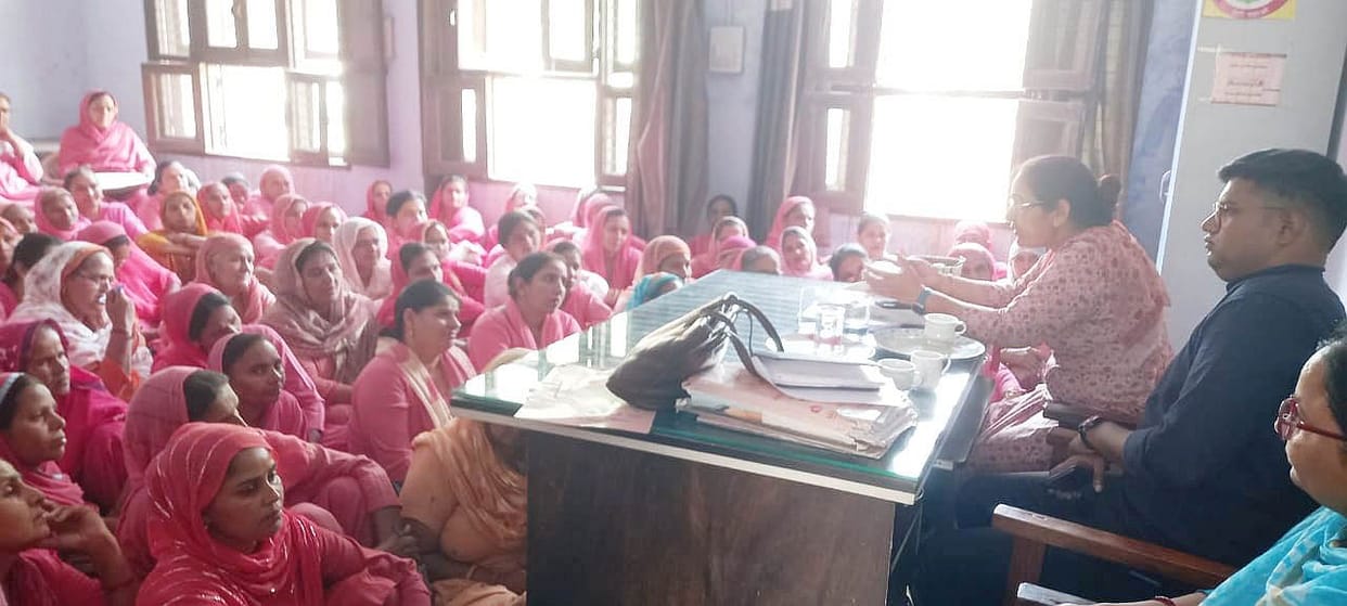 Information given to Anganwadi workers regarding nutrition of infants and children