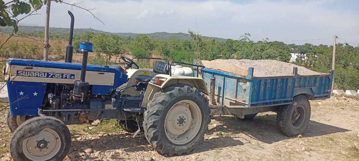illegal Mining, Five Vehicle seized