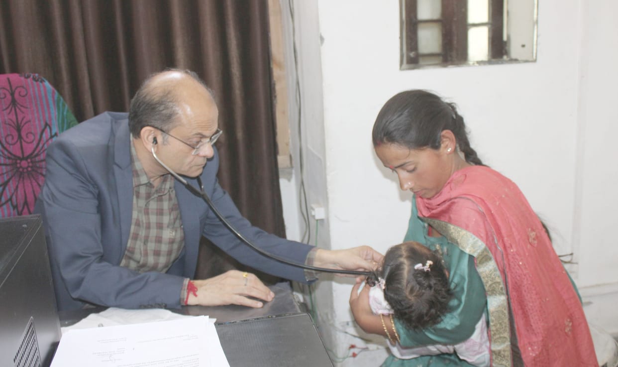 Treatment of sick children will continue even during meal time