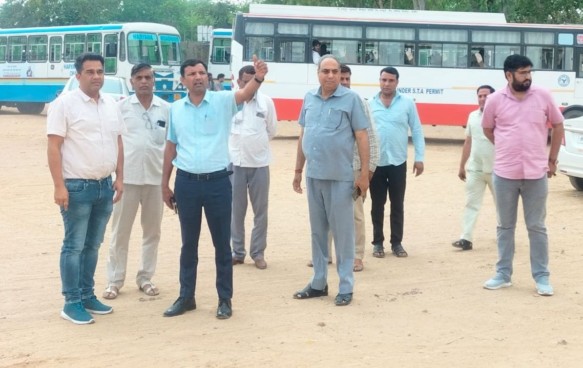 Tin shed will be installed till the bus stand building is constructed