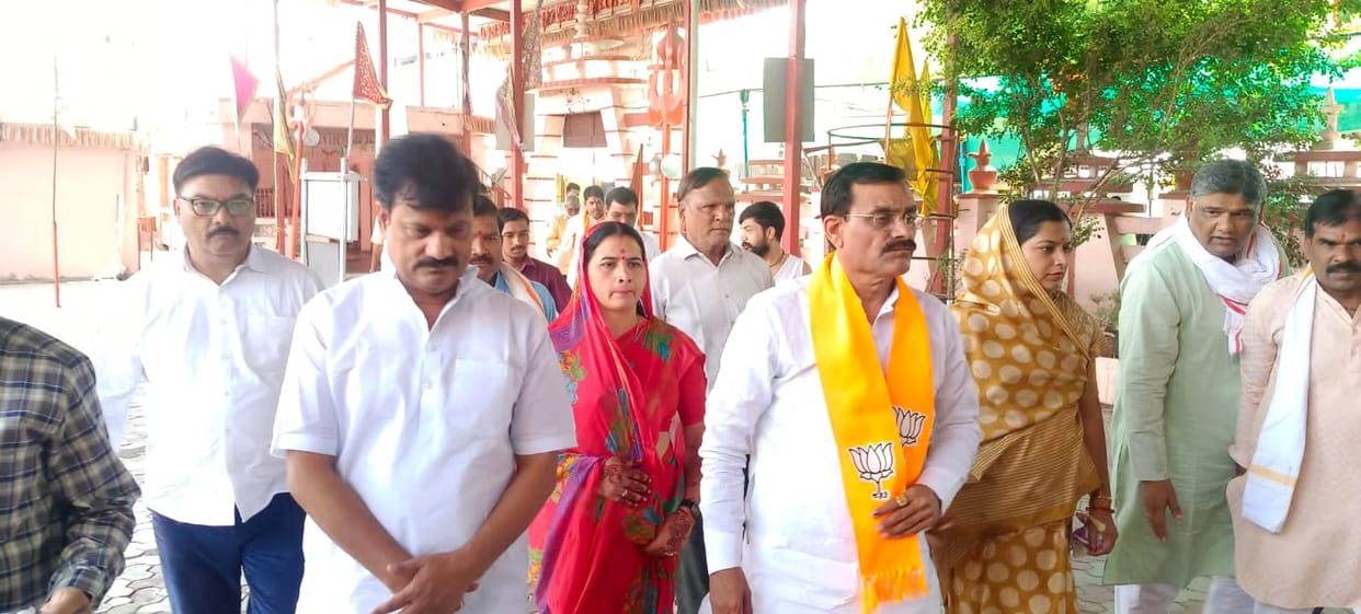 Khandwa News: BJP state president VD Sharma reached Khandwa to energize the workers visit Dadaji Dham