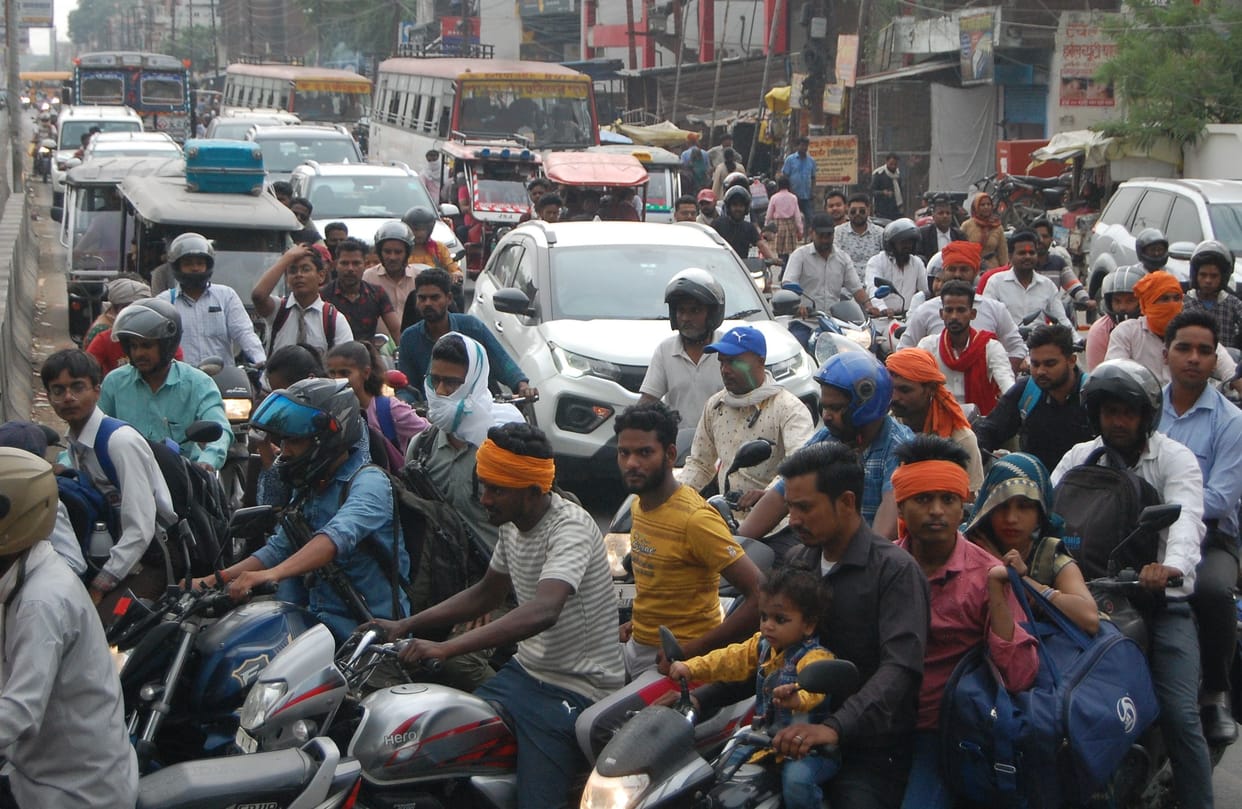 Traffic police issued diversion for UKD rally in haldwani