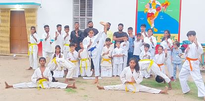 Four players from Ramnagari won gold in karate