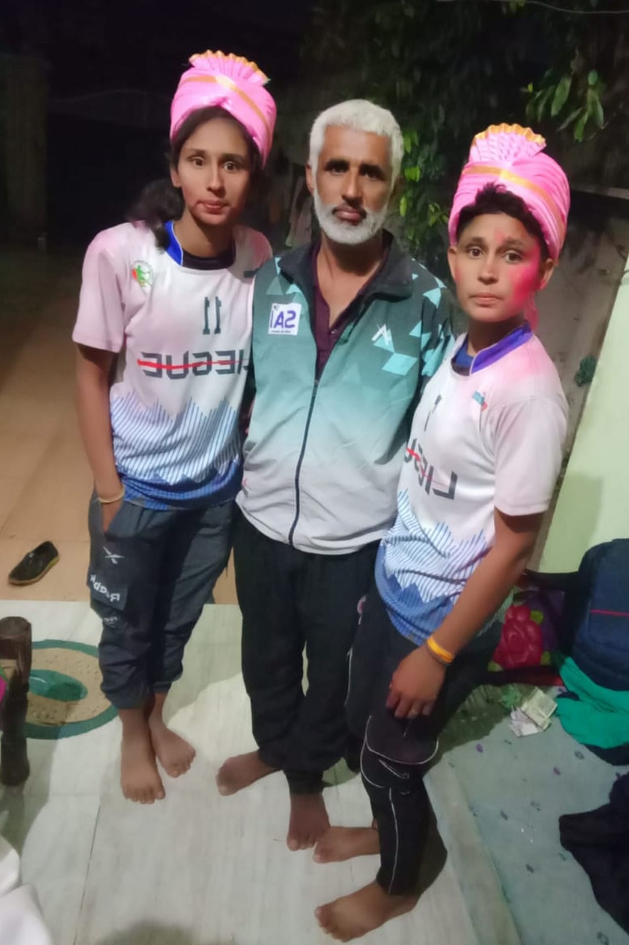 Three daughters won a flurry of medals