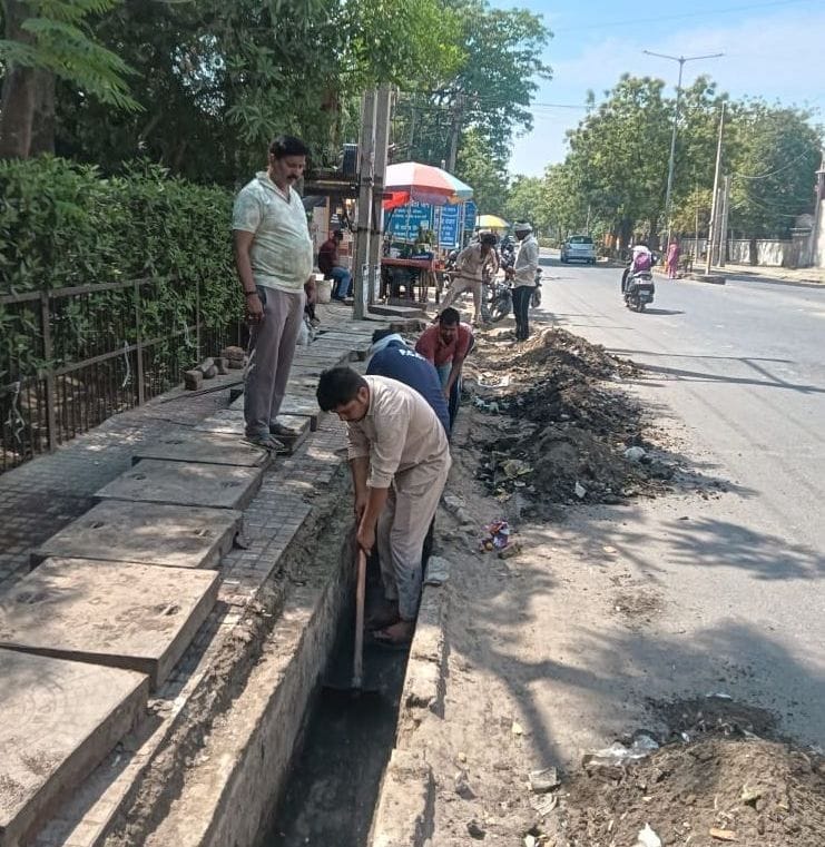 Cleaning of drains started before pre-monsoon