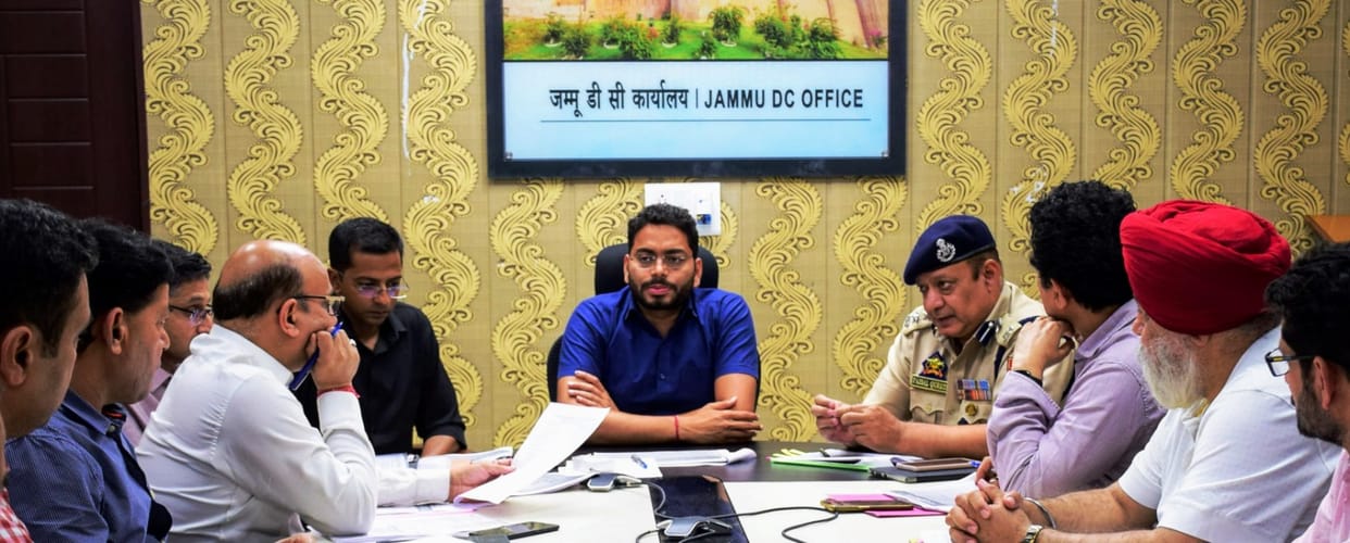 DC Sachin Kumar Meeting with Officials