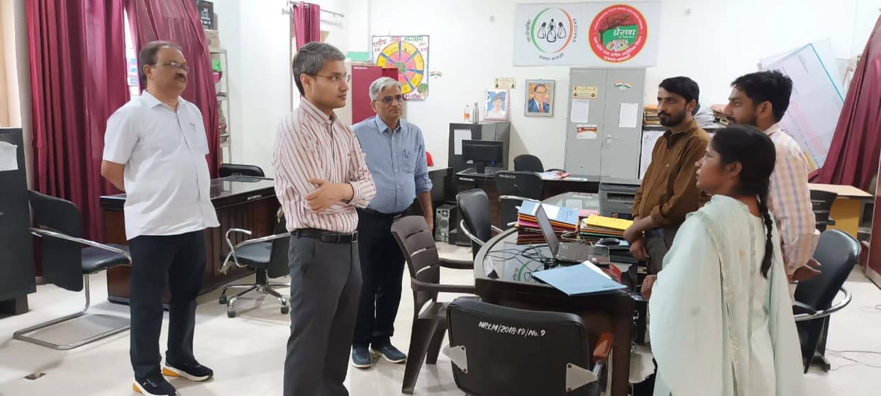 Backward welfare officer absent, expressed displeasure on social welfare officer