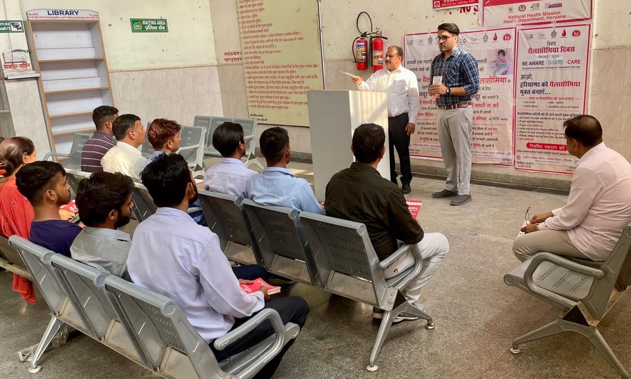 14 thalassemia patients in the district