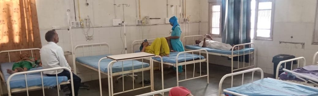 6 bed ward ready for heat stroke patients in civil hospital