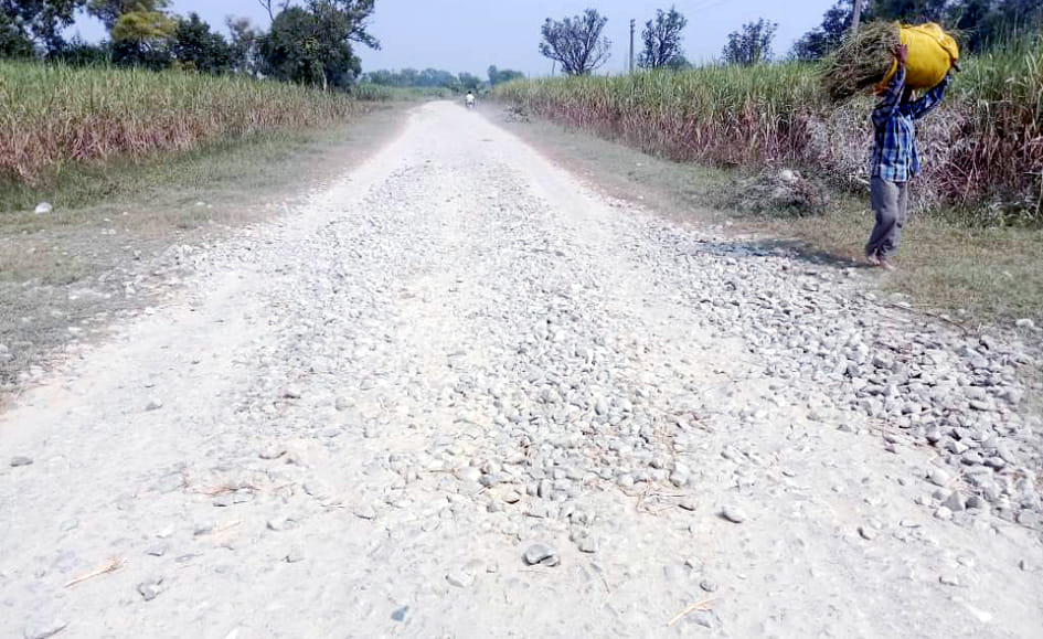 Road construction stopped for a year... thousands of people worried