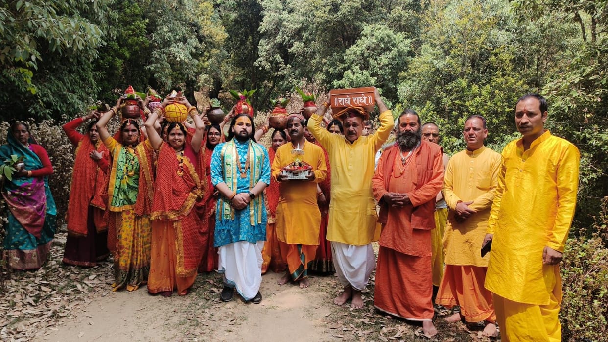 10 day Mahashivpuran starts in Footling temple
