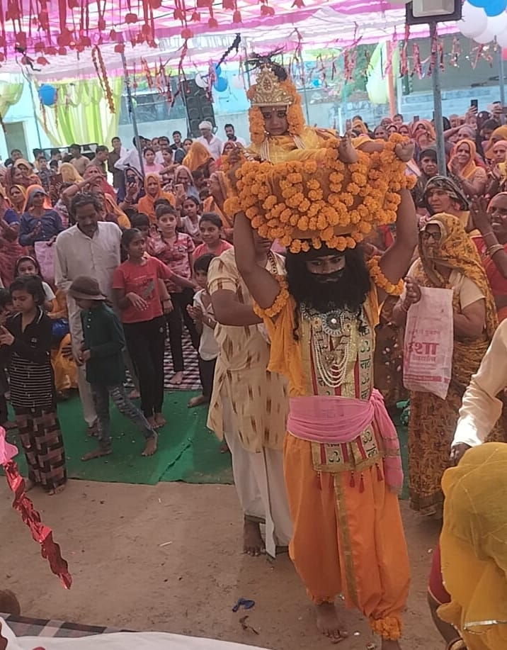 Birth Anniversary of Lord Krishna celebrated in Srimad Bhagavat Katha