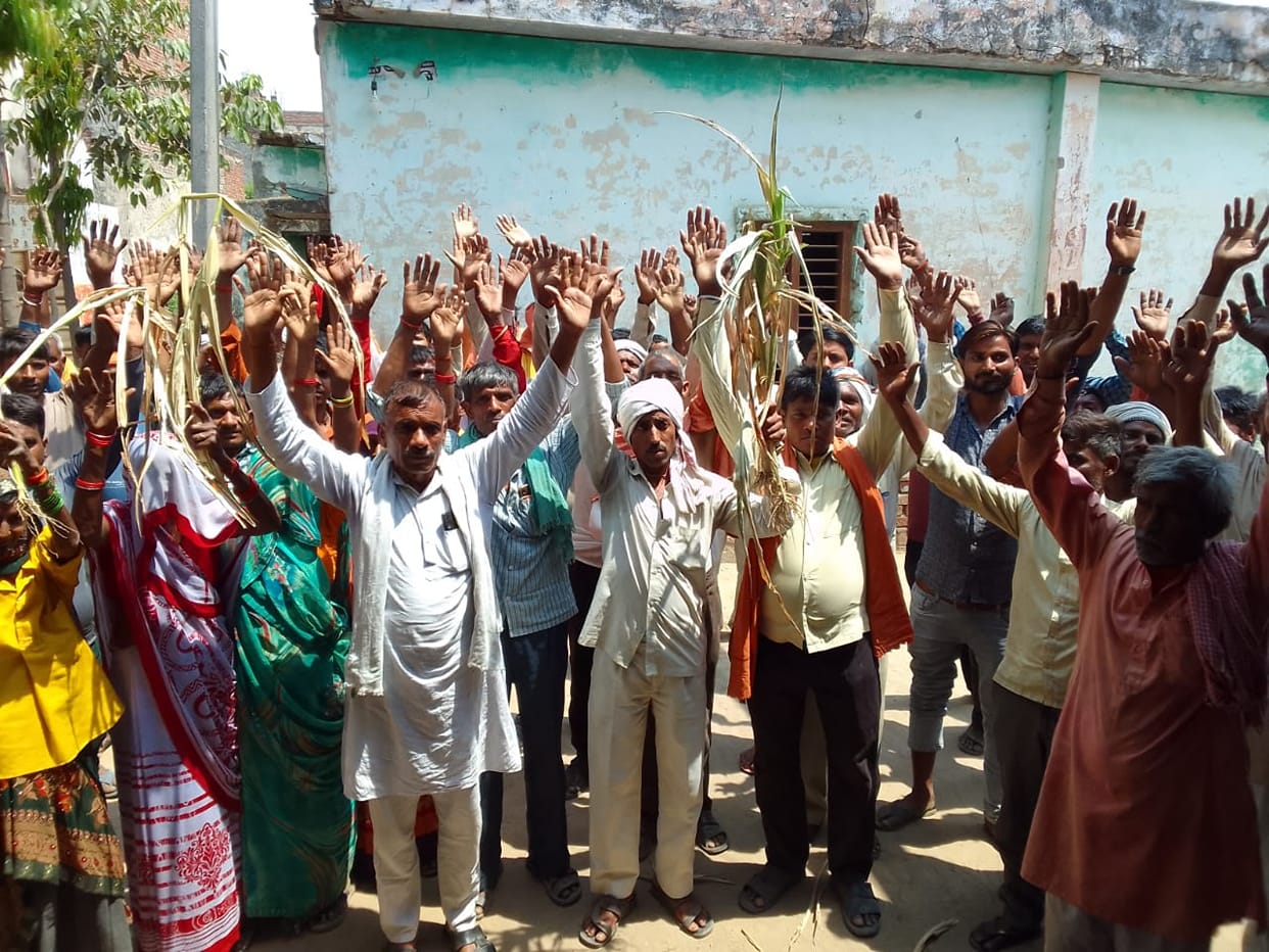 Farmers of four villages surrounded Gangiri power plant, creating ruckus