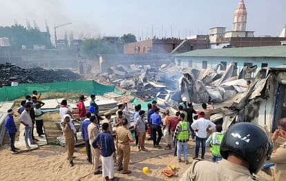 Loss worth lakhs due to fire in Ramsevakpuram