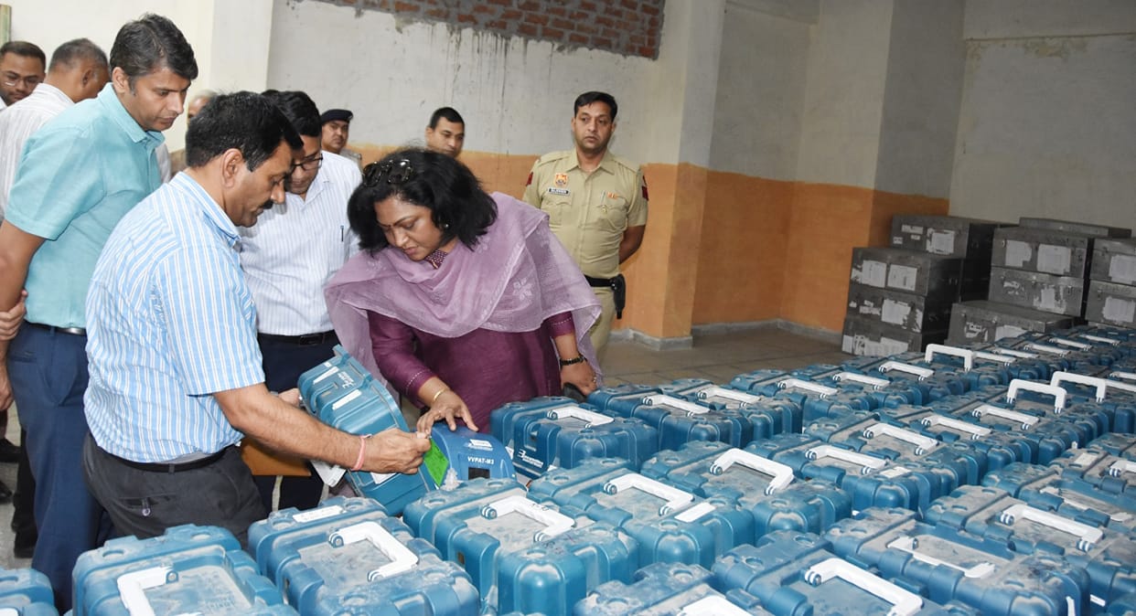 General Supervisor Dilraj Kaur took stock of the security arrangements.