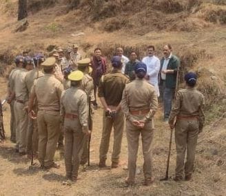 Tell villagers about measures to prevent forest fires