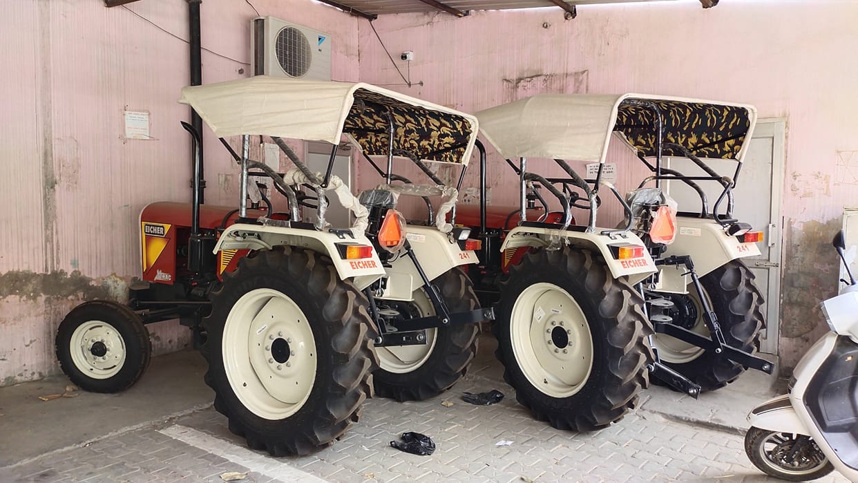 Now the garbage will be collected on time at the secondary point, two new tractors received
