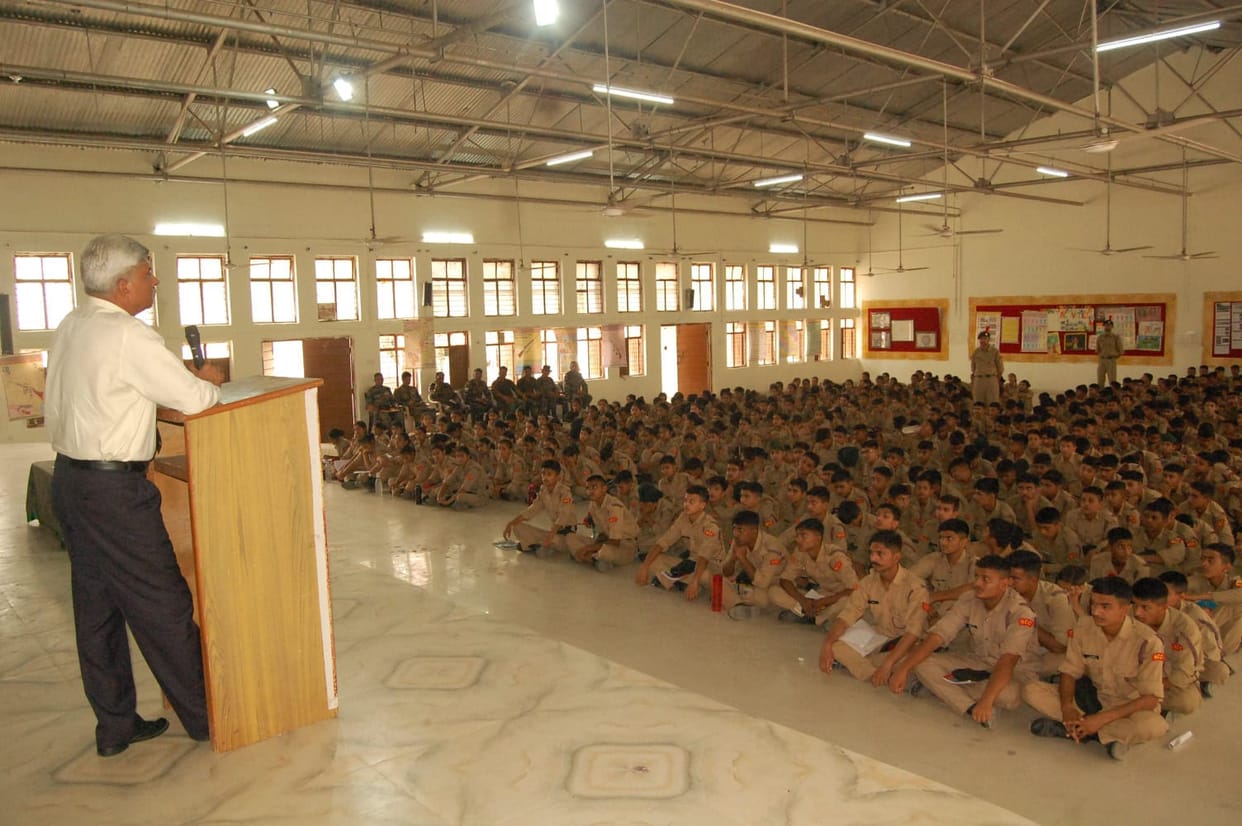 Tell the secrets of success to NCC cadets