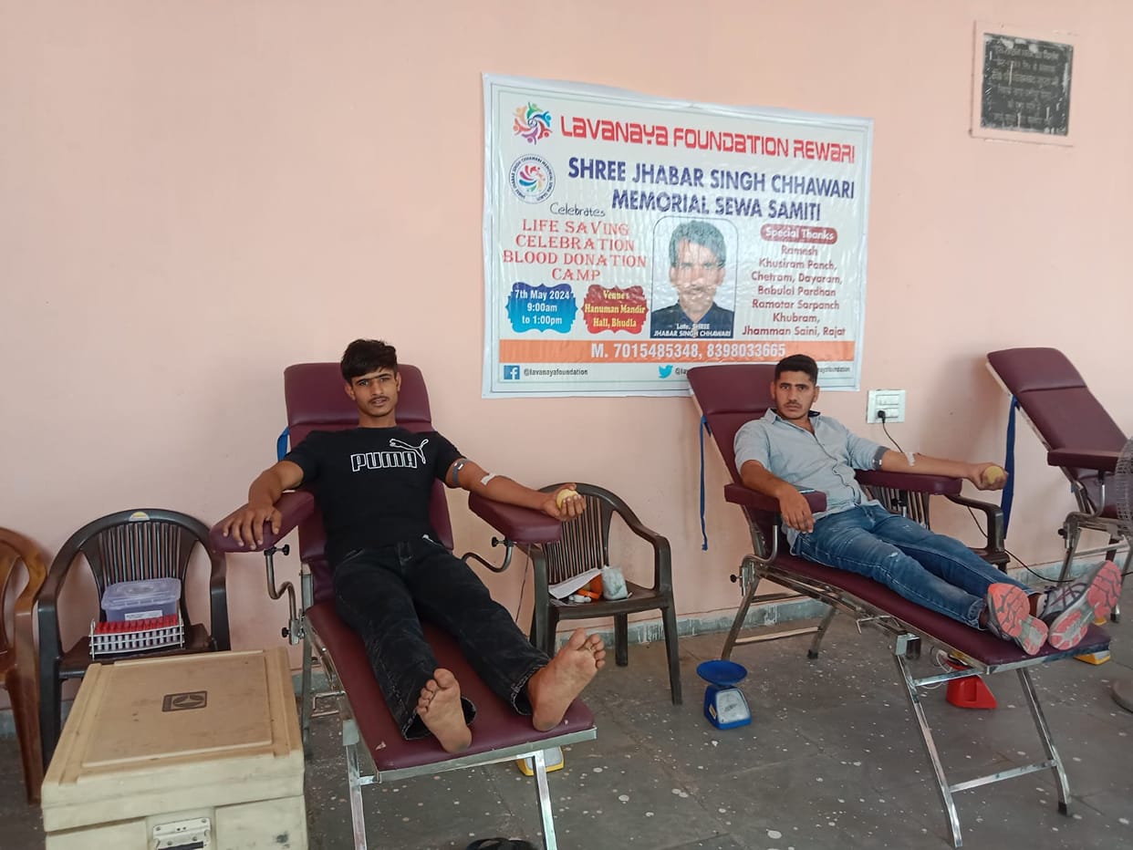 25 youth donated blood