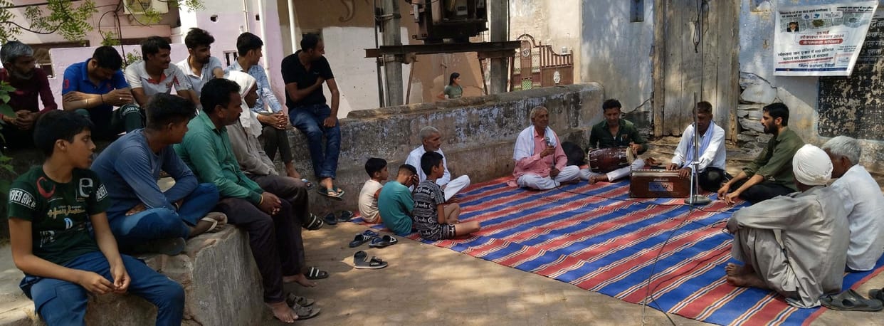 Voters made aware in village Gangayacha Jat and Kakodiya