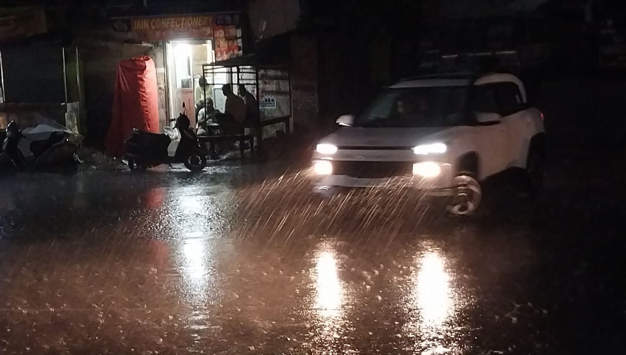 Temperature @42, rain gave relief in the evening