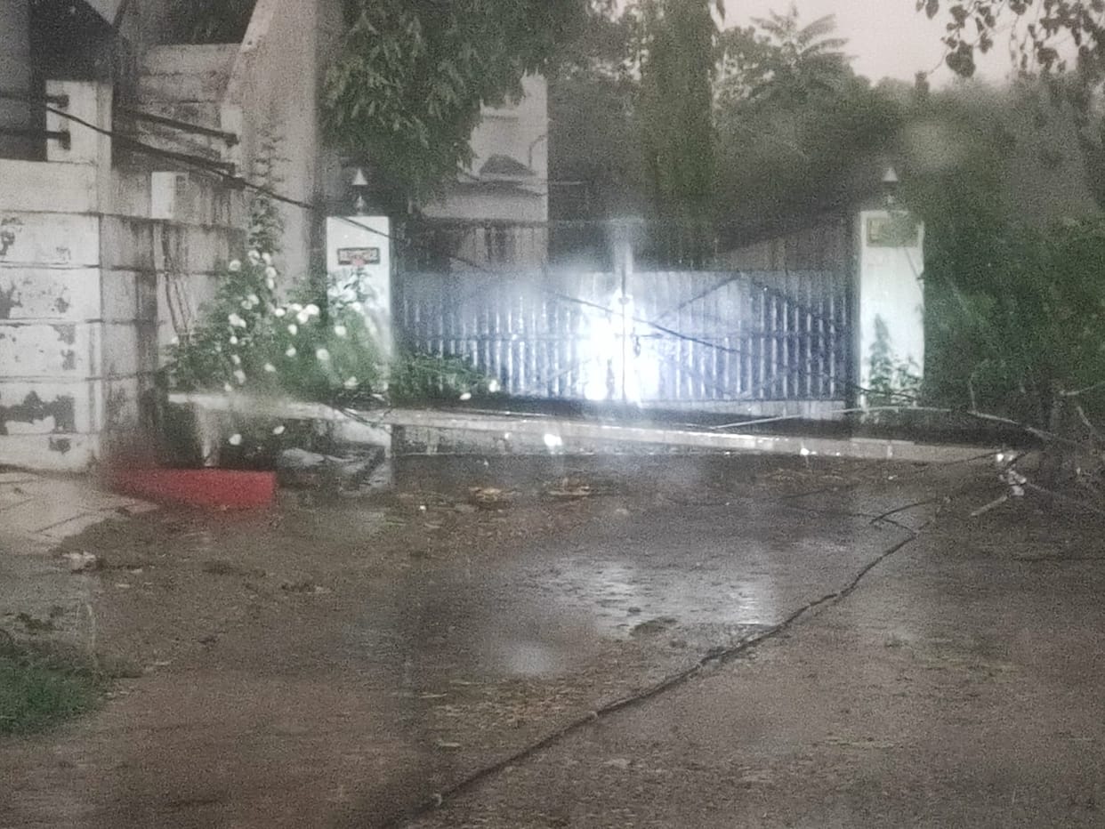 Storm destroyed electric poles, supply could not be restored in many villages