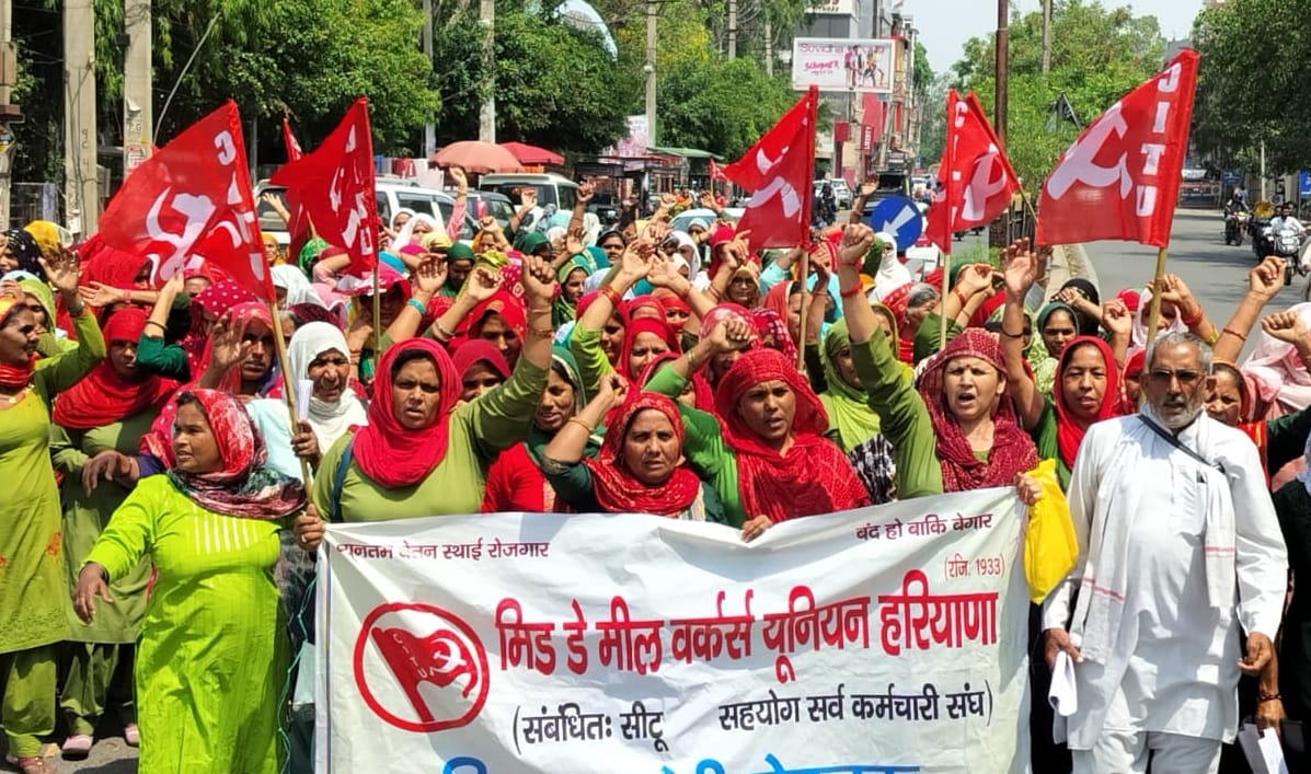If demands are not met, we will suffer in elections: Mid-day meal workers