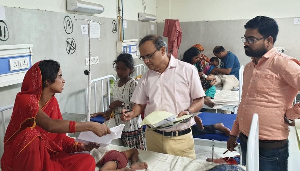 14 admitted suffering from diarrhea including nine innocent children