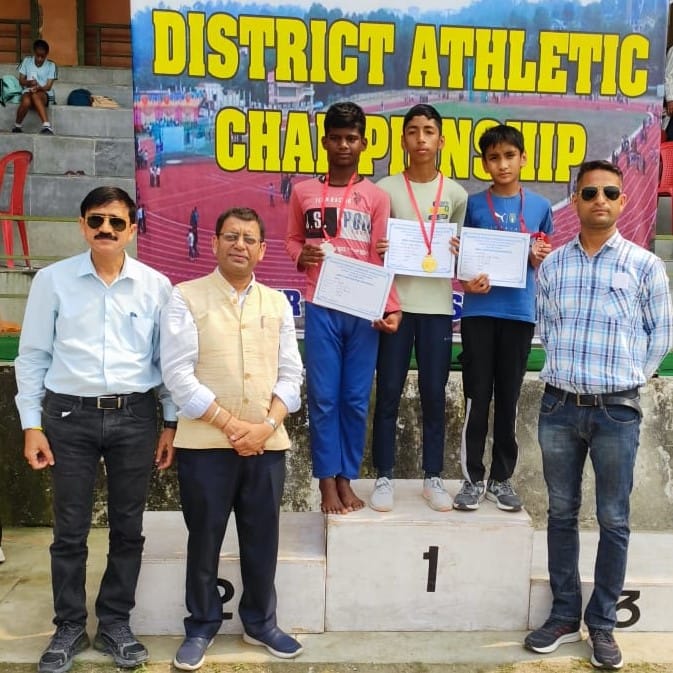 Shabnam in Under-14 long jump, Dakshita first in shot put.