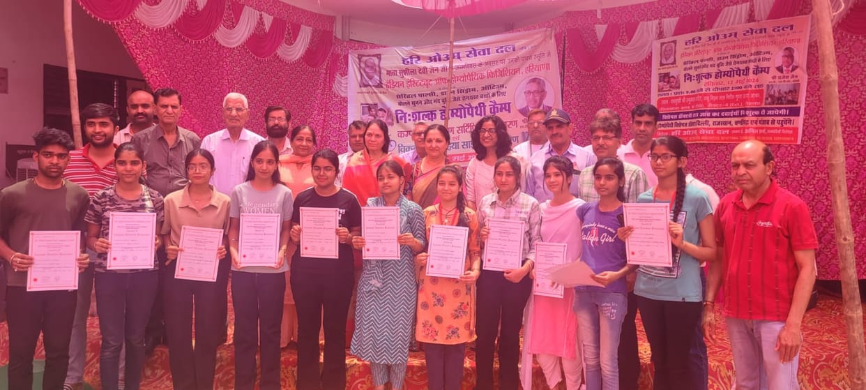 Hope for Hopeless Divyang Homeopathy Camp organized