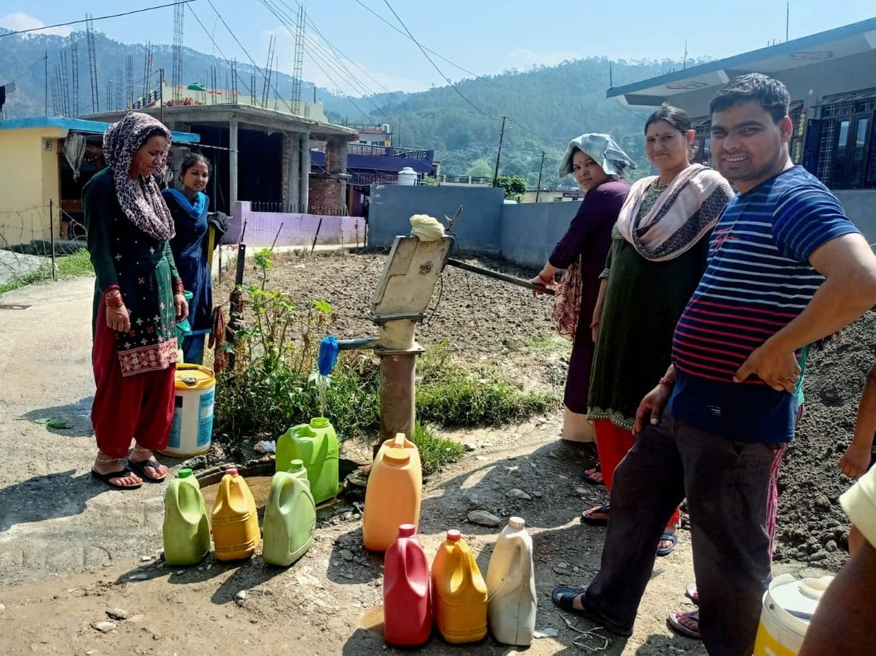 There is water in Bageshwar even after rain