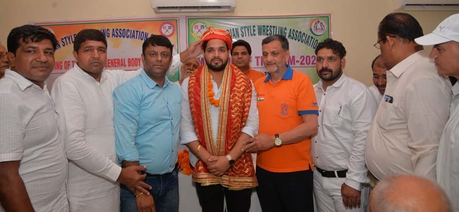 Jitendra Rathi becomes National Executive President of Indian Style Wrestling Federation