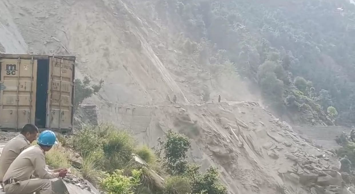 Road to project site restored, no longer have to climb two hours