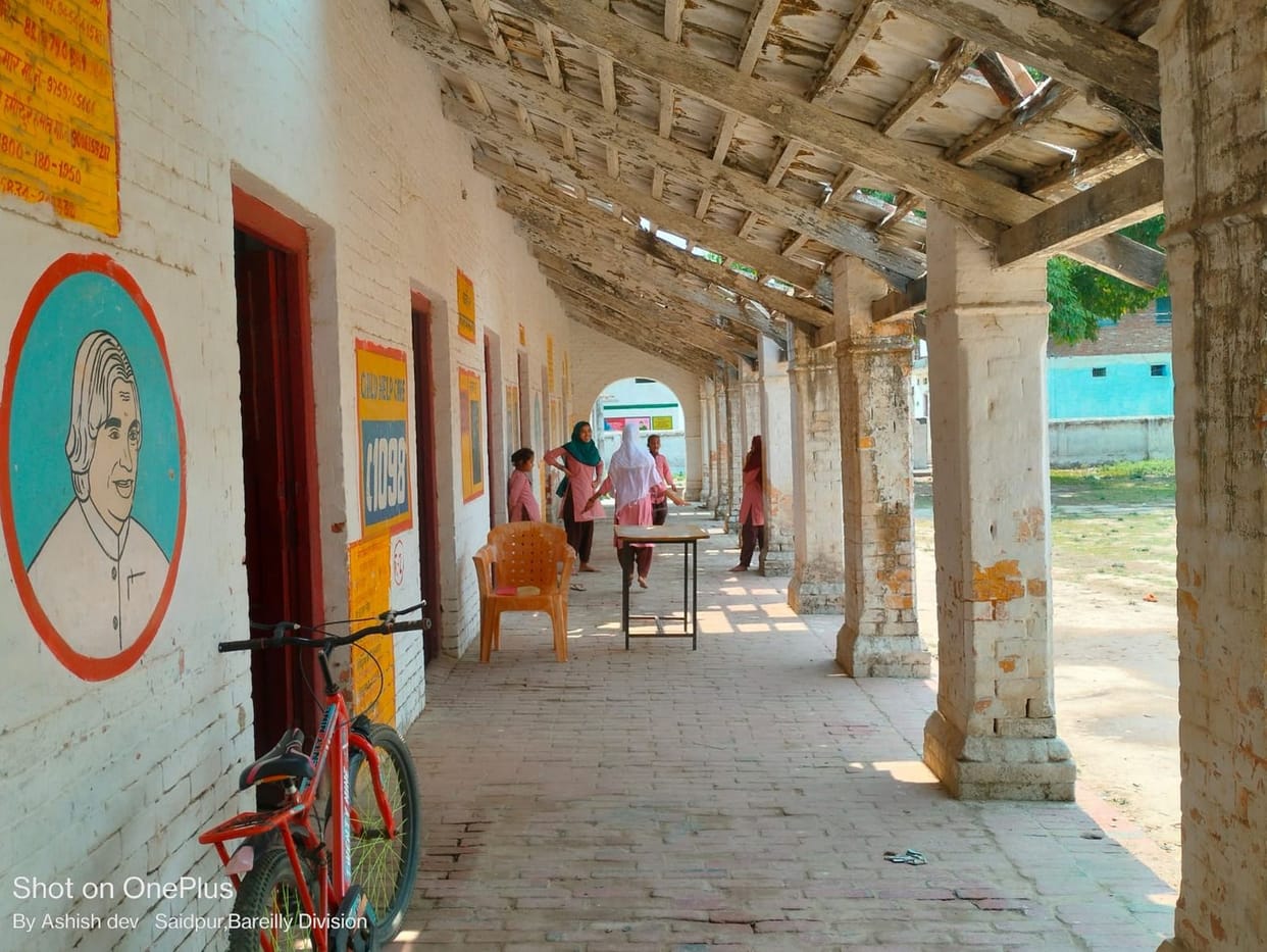 Children are sitting in a 123 year old building declared dilapidated, life in danger