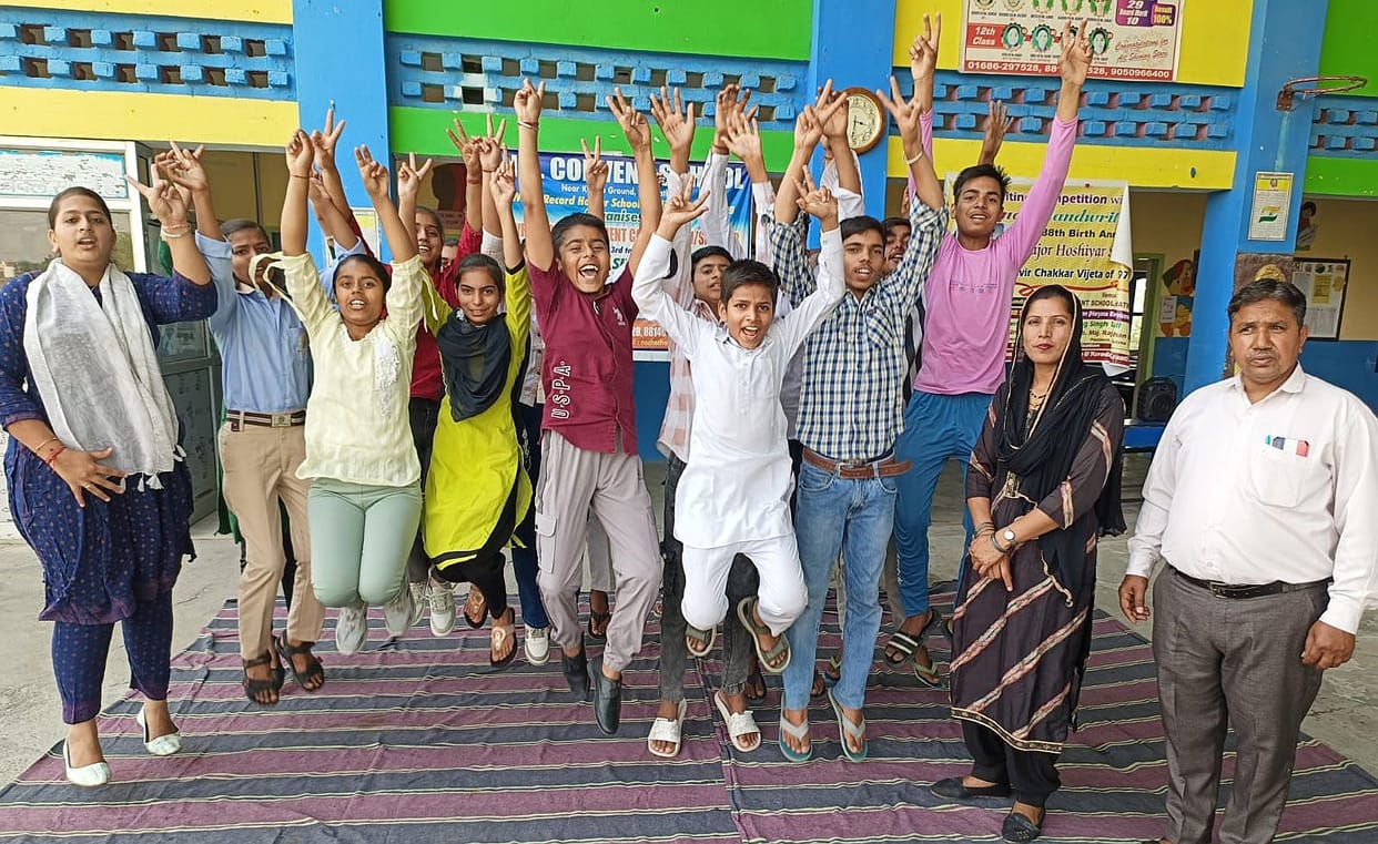 The district jumped three places in the results of class 10th.