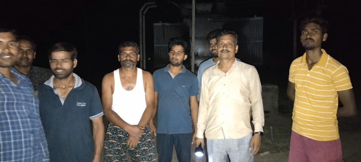 Villagers protested, electricity supply starts