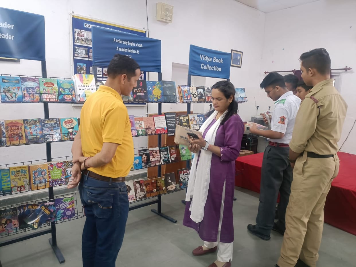 book fair organised in army school