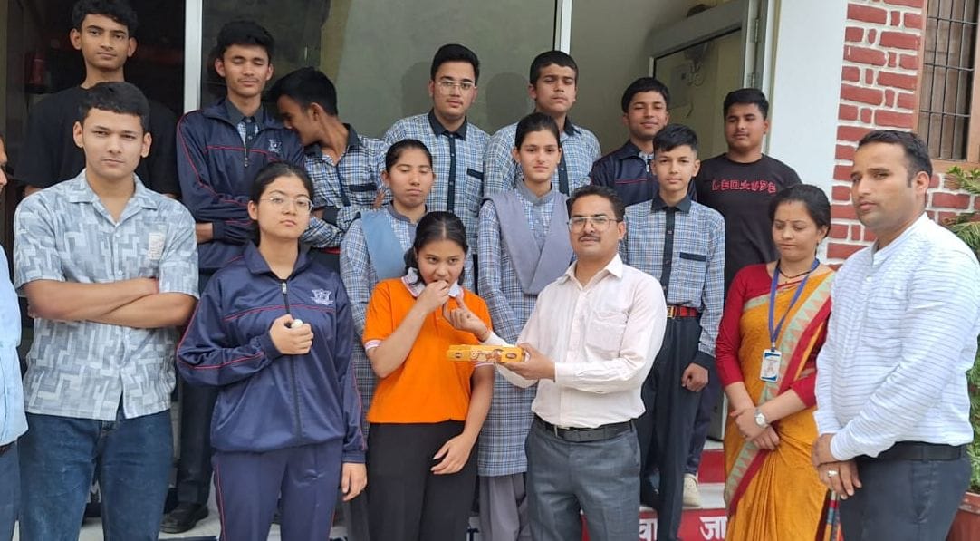 Nikita, Ankit and Harshit were joint toppers in high school