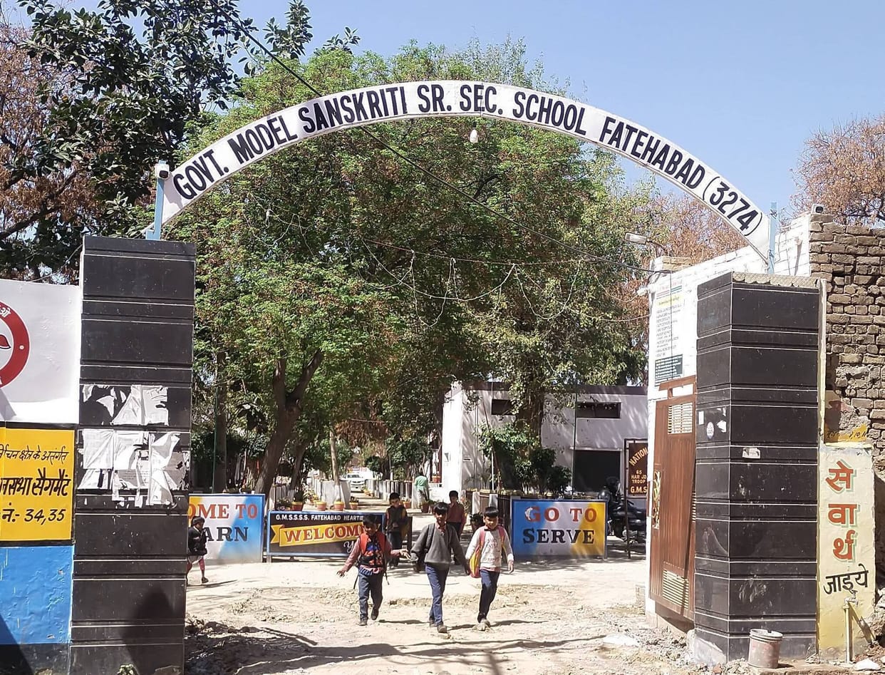 Students lagging behind in commerce faculty of Model Culture School came out ahead in arts.