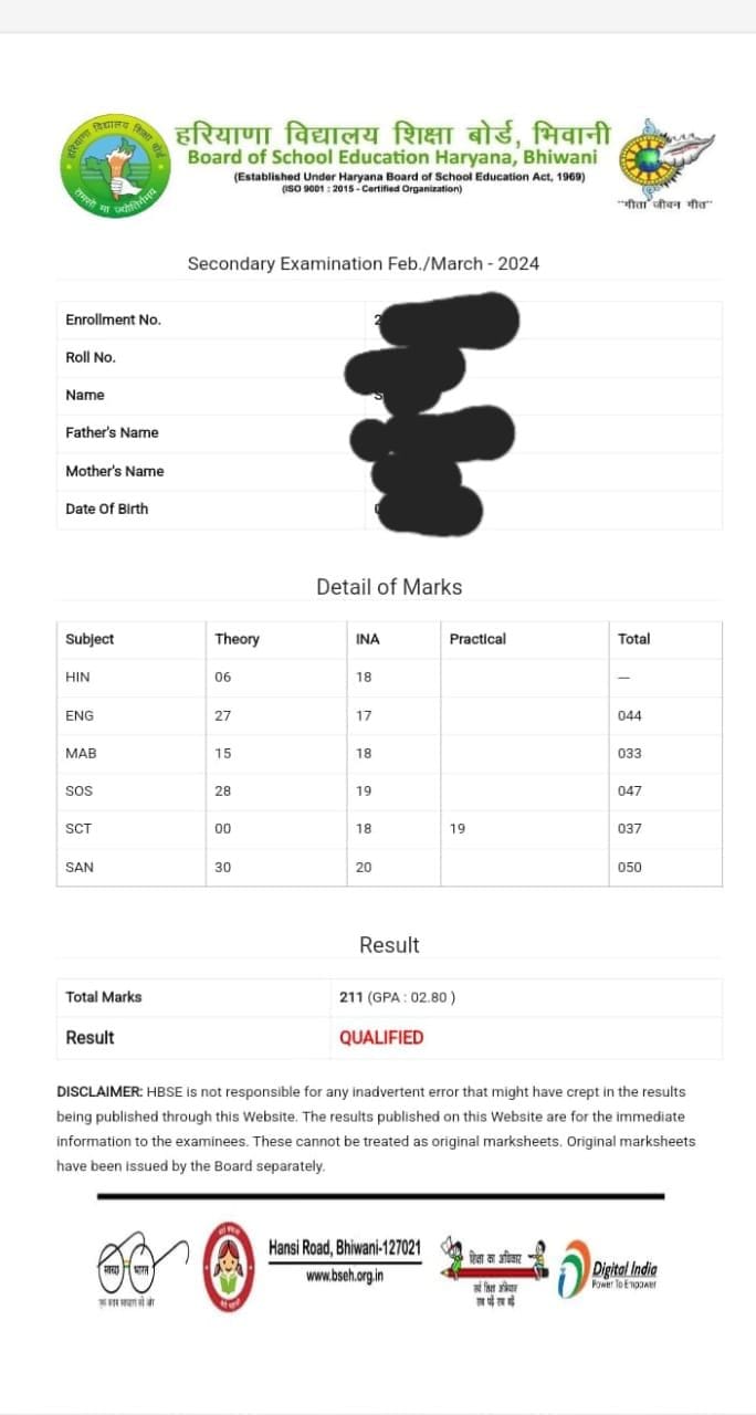 In science, if you get 33 marks in theory and assessment, you will pass even if you get zero in practical.