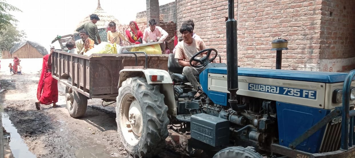 Fed up with the neighbours, the victim's family left Hussainpur village.