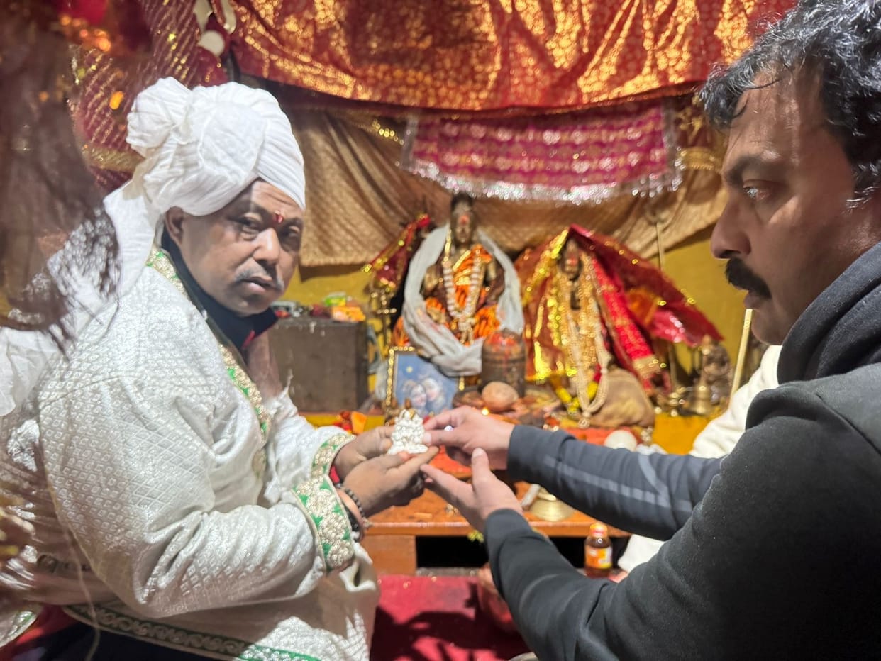 The doors of Shiva-Parvati temple opened in Adi Kailash
