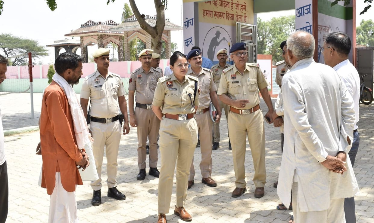 Visit to polling stations