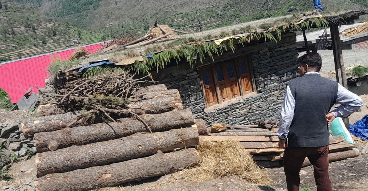 50 pieces of stolen wood and 72 shells recovered in Chachul forest